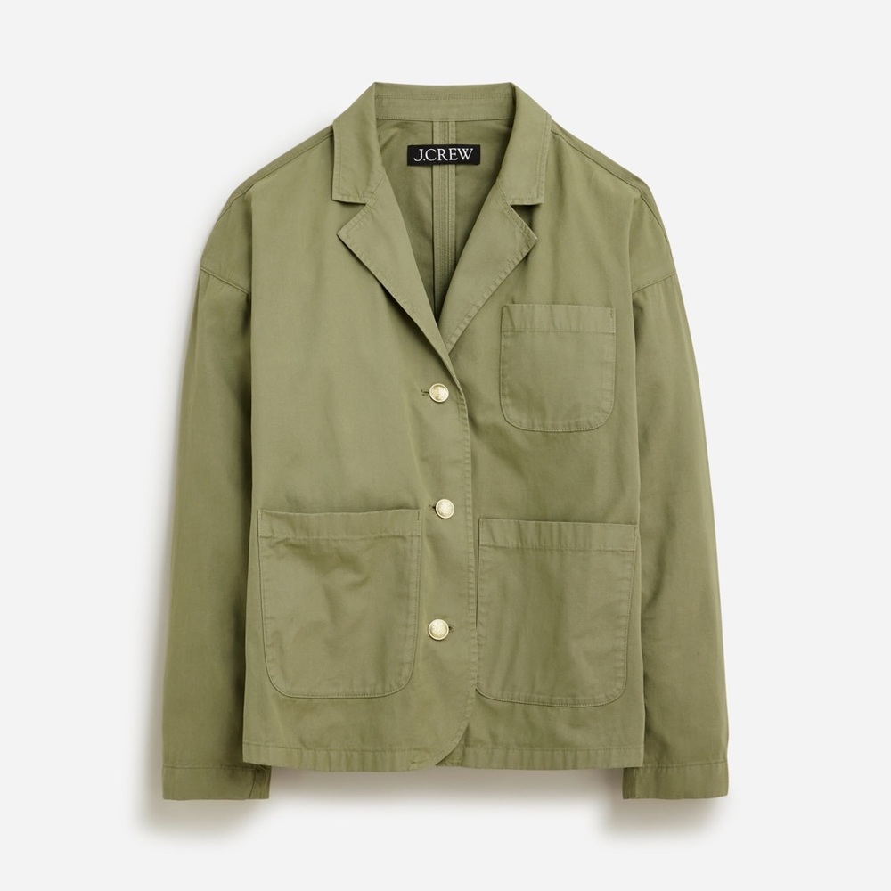 J. Crew Blazer Jacket - 100% Cotton, XS, Runs Big